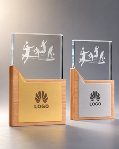 Wooden & Acrylic Medal Holder Display 3mm Thickness Customizable Color & Logo - Product Image 4