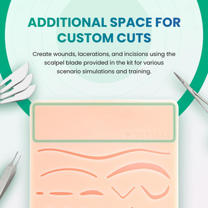 Complete Manual <b>Suture</b> Training <b>Kit</b> Medical Students Stainless Steel Reusable High-quality Surgical Instruments <b>Suture</b> Set CE - Product Image 6