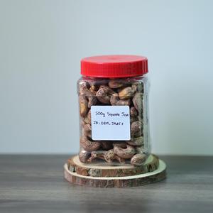ISO Certified Vietnam Premium Roasted Cashew <b>Nuts</b> Square Jar Unique Buttery Salty Flavor Custom Grade 500g OEM Service Available - Product Image 4