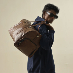 Bolsa de Lona Unisex VELANO HIDES de Gamuza Genuina, Alta Calidad, Duradera, Ecológica, Resistente al Agua, Multifuncional, con Cierre - Product Image 4
