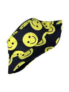 Sombrero de Pescador Unisex Negro y Amarillo con Estampado Digital, Tela de Algodón y Lino, Casual, Transpirable, Ajustable, Bordado 3D, Primavera Verano - Product Image 5