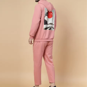 ชุดวอร์มลำลองผู้ชายขายส่งยอดนิยม ชุดออกกำลังกายพิมพ์ลายสองชิ้น ลดราคา - Product Image 2