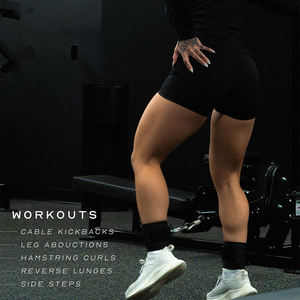 Sangle de cheville respirante, design classique, couleur unie personnalisable, très tendance, pour vêtements de travail et fitness - Product Image 2