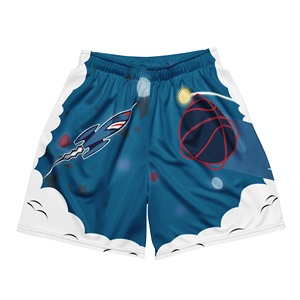 กางเกงบาสเก็ตบอลชาย สไตล์ไฮสตรีท เอวสูง ยางยืด ผ้าฝ้าย/โพลีเอสเตอร์ 220 กรัม แห้งเร็ว ระบายอากาศได้ดี - Product Image 1