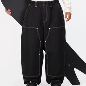 Custom Logo Cargo Baggy Snow <b>Ski</b> Pants Oversized Waterproof Windproof Plus Size Loose Fit High Quality Snowboard Wear For Men - Product Image 3