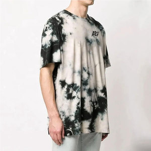 T-shirts pour hommes de style streetwear avancé, effet délavé à l'acide, 100% coton, respirant, séchage rapide, tissu doux, coupe régulière élégante pour la mode urbaine - Product Image 3