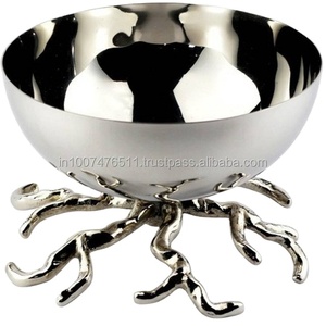 <span class=keywords><strong>Serveware</strong></span> Bộ Sưu Tập Đánh Bóng Nhôm Nut Bát Bảng Trang Trí Trung Tâm Tối Giản Thân Thiện Với Môi Lớn Trái Cây Bát Đảng Sử Dụng - Product Image 1