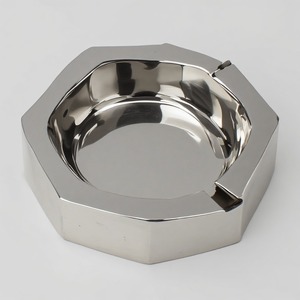 Square Metal Cigar Ashtray Classic Design Durable Finish for Smoking Accessories - Product Image 5