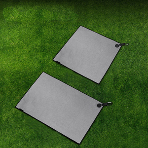 Serviette de golf en microfibre gaufrée de qualité supérieure, nouveau design, absorbante, pour le nettoyage de l'équipement, avec logo et crochet. - Product Image 6