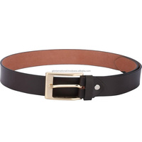 Penjualan Terbaik grosir buatan tangan coklat kulit sabuk kasual untuk uniseks dengan kuningan solid pin gesper semua ukuran pesanan massal