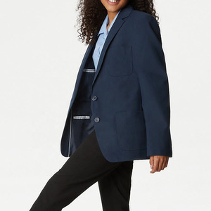 Vêtements d'hiver personnalisés pour adultes et enfants, veste blazer pour uniforme scolaire unisexe, manteaux formels pour collège - Product Image 2