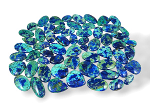 Cabujón de Azurita Azul Natural de Alta Calidad, Formas Mixtas, Piedra Preciosa Suelta para Joyería, Lote al por Mayor, Radha Arts, 20mm-35mm - Product Image 2