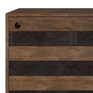 Mobili contenitori Clarkson Rustic Natural Aged Brown di medie dimensioni per soggiorno - Product Image 6