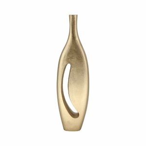 Vase Moderne en Fer Craquelé pour Centre de Table, Décoration de Table de Luxe pour Mariage, Salle à Manger et Salon - Product Image 4