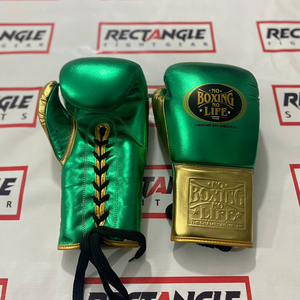 ถุงมือชกมวยหนังแท้ Custom No Boxing No Life สำหรับฝึกซ้อมและแข่งขัน แบบรัดสายรูดและผูกเชือก - Product Image 5