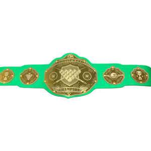 World Heavyweight Championship Big Gold <b>Wrestling</b> Title <b>Belt</b> 2mm 4MM Adult Eco-Friendly Comfortable 100% Genuine Leather Alloy - Product Image 4