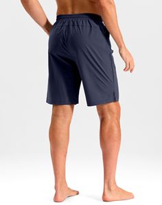 กางเกงว่ายน้ำผู้ชายกันน้ำ แห้งเร็ว ระบายอากาศได้ดี กางเกงชายหาดมีซิปกระเป๋า ชุดว่ายน้ำชายหาด น้ำหนักเบา - Product Image 2