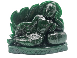 Buda Parinirvana de Aventurina Verde - talla artesanal del Sereno Señor Buda - cristal/reiki/curación - 8 pulgadas y 2.98 kg - Product Image 5