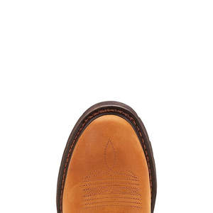 Botas Vaqueras Occidentales de Cuero Genuino a la Moda para Hombre, con Cierre de Cremallera, Punta Cuadrada, Estilo Occidental - Product Image 6