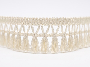 Elegante Ribete de Encaje con Borlas de Poliéster para Cortinas, Decoración del Hogar, Bordes Decorativos - Product Image 5
