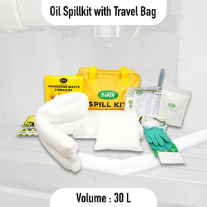 Oil Spill Kit <b>30L</b> with Travel <b>Bag</b> – Mobile Oil Spill Response Kit for Field Operations & Emergency Spill Control OEM Supply - Product Image 2