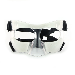 Máscara Deportiva Transparente YQ de Bambú con Marco de Acero al Carbono, Ligera, para Artes Marciales, Ajuste Universal, Protección Facial Completa - Product Image 3