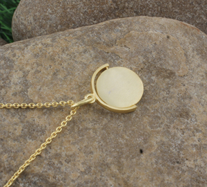 Collar con Colgante de Concha Chapado en Oro para Mujer, Acero Inoxidable, Concha, Estrella de Mar, Animal Marino, Estilo Oceánico, Playa - Product Image 4