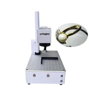 Mini High-Performance PCB laser marking machine for led lights bulbs with 20W 30W Fiber led bulb laser marking machine