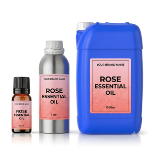 100% Pure Natural Rose <b>essential</b> <b>oil</b> therapeutic grade steam distilled rose <b>oil</b> for aromatherapy skincare hair care massage - Product Image 1