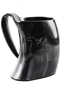 Best Quality Customizable Size Logo Viking <b>Beer</b> Horn Mug Natural Cow Horn Made Drinking Mug Quality Plastic Glasses - Product Image 6
