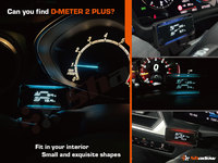 Medidor digital canbus obd2, personalizado, hecho en Taiwán