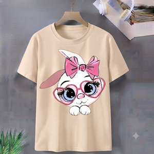 Camiseta de Cuello Redondo para Mujer, Corte Regular, Manga Larga, Casual, Lisa, Antipilling, Tejido de Punto de Poliéster/Algodón, Secado Rápido - Product Image 3