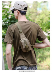 Hot Selling Men's Classic Luxury Cross Body Shoulder <b>Bags</b> Factory Custom Logo Oem Good Quality Sling Closure Chest <b>Bag</b> - Product Image 6