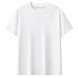 Men <b>White</b> Basic O Neck Short Sleeve <b>T</b> <b>Shirt</b> Regular Fit Casual Solid Color Cotton Jersey Knitted Blank Design men <b>white</b> <b>t</b> <b>shirt</b> - Product Image 2