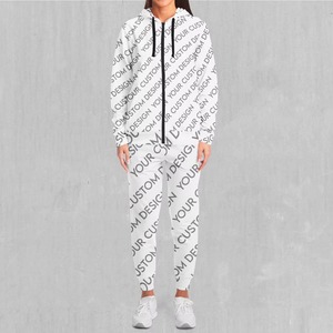 Nouvel ensemble de survêtement unisexe d'hiver tendance 100 % polyester écologique respirant antibactérien avec impression vintage de lion par sublimation - Product Image 5