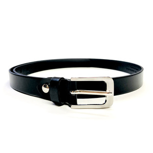 Cinturón de Cuero Genuino Italiano Hecho en Corea, Ancho 23mm, Largo 105cm, Negro/Marrón, Grosor 3mm, Sistema de Correa Reemplazable HN10 - Product Image 2