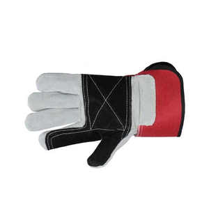 Gants de travail en cuir de vachette pleine fleur, résistants au feu, pour la construction, le jardinage et les travaux industriels, fournis directement par l'usine. - Product Image 2