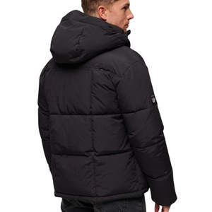 High Quality Customized Men's Long <b>Thin</b> Canvas Waterproof Breathable <b>Puffer</b> <b>Jackets</b> 2026 New Arrival High Street Style Hooded - Product Image 6