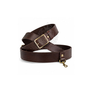 Ceinture Sam Browne en cuir réglable avec un design classique et simple pour les tenues formelles, les événements et le quotidien - Product Image 6