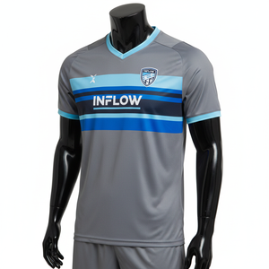 Design Logo <b>Waterproof</b> 100% Polyester Soccer Football Shirt Kit with Digital Print for College Team - Product Image 4