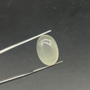 Pierre de lune blanche authentique ovale de 17,2x11,7 mm, 13,70 carats, pour bijoux faits à la main - Product Image 1