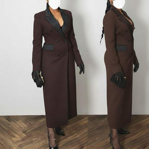 Blazer de Mujer de Último Diseño, Color Sólido, Manga Larga, Botón Único, Blazers de Oficina para Damas, Traje de Mujer, Chaquetas de Negocios para Mujer - Product Image 2