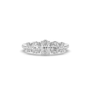 0.9 Ct Lab Diamond <b>Ring</b> Pear Brilliant Cut 925 Sterling Silver Unique Style <b>Thin</b> Band Lightweight Promise <b>Ring</b> Sustainable Stone - Product Image 4