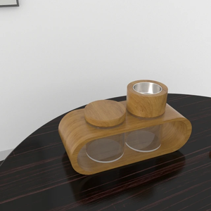 Juego de quemador de incienso EliteWood Heritage, soporte de incienso de madera acrílica hecho a mano de lujo con estilo árabe atemporal para decoración del hogar. - Product Image 2