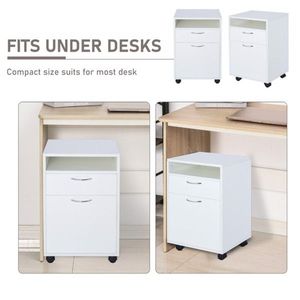 Meuble de bureau en métal blanc, armoire de classement/de rangement - Grande capacité, polyvalente pour la maison, le bureau, l'école, l'entrepôt, l'atelier et l'hôtel - Product Image 4