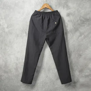 Pantalon cargo ample et décontracté pour homme en molleton épais, multi-poches, toile oversize, broderie, effet délavé, style hip-hop - Product Image 6