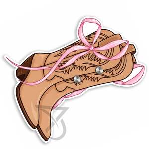 Horse Cow Boy Boot <b>Shoe</b> Lash Tile Sustainable Pink Ribbon Acrylic Eyelash Extension <b>Holder</b> Custom Logo - Product Image 5