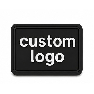 Patch en caoutchouc PVC sur mesure, style rectangulaire, logo en relief 3D, patchs en caoutchouc à coudre pour vêtements, casquettes, sacs - Product Image 6