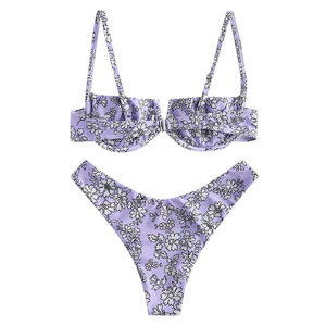 Ensemble de bikini sublimé pour femme à prix raisonnable, dernière mode, qualité supérieure, tendance, ensemble de maillot de bain sublimé pour la plage - Product Image 2