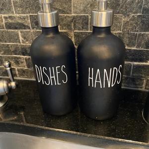 Distributeur de savon noir pour vaisselle et lavage des mains, idéal pour l'évier de cuisine, support de savon liquide et usage domestique - Product Image 2